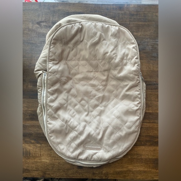 JJ Cole Collections Bundle Me beige Infant Winter Baby Car Seat Cover - Picture 1 of 3